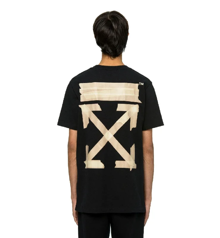 Off-White Cream Tape Arrow T-Shirt (Black) Off-White Cream Tape Arrow T-Shirt (Black)