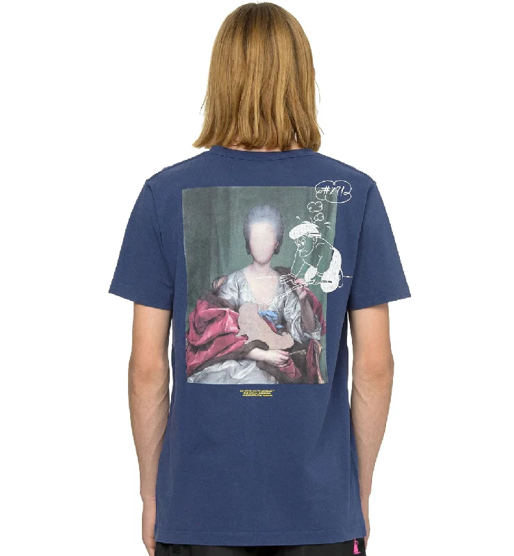 Off-White Mariana De Silva SS Slim T-Shirt (Blue) Off-White Mariana De Silva SS Slim T-Shirt (Blue)