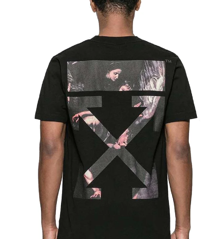 Off‑White Oversized Fit Caravaggio Arrows T‑Shirt (Black) Off‑White Oversized Fit Caravaggio Arrows T‑Shirt (Black)