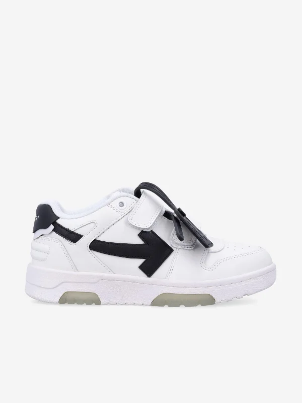 Off-White Kids Out Of Office Straps Trainers in White Off-White Kids Out Of Office Straps Trainers in White