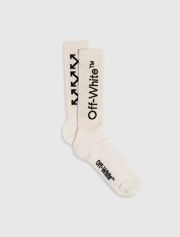 OFF WHITE ARROW BOOKISH SOCKS