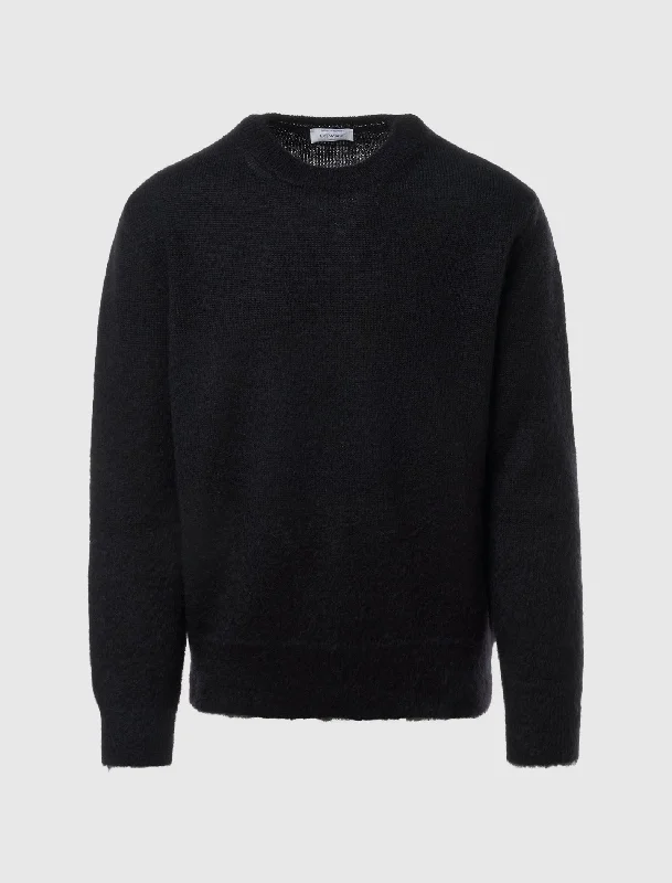 OFF WHITE MOHAIR ARROW CREWNCK
