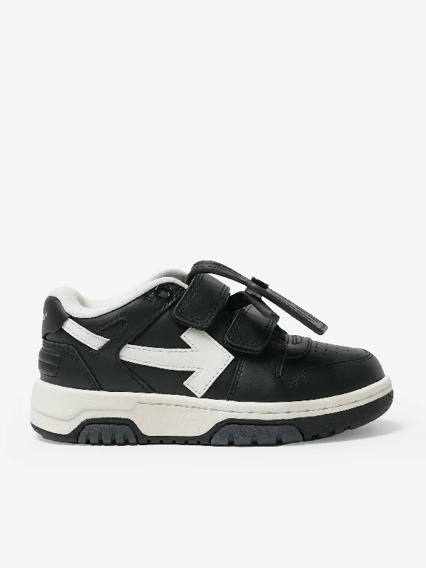 Off-White Kids Out Of Office Straps Trainers in Black Off-White Kids Out Of Office Straps Trainers in Black