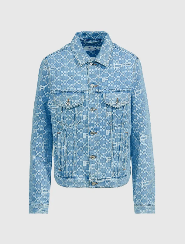 OFF WHITE WOMEN'S MONOGRAM JACKET OFF WHITE WOMEN'S MONOGRAM JACKET