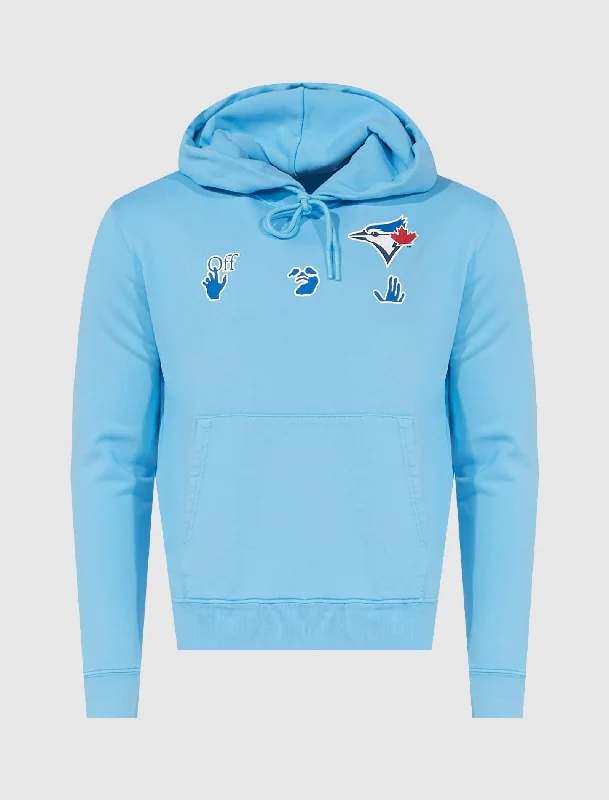 OFF WHITE MLB TORONTO BLUEJAYS HOODIE OFF WHITE MLB TORONTO BLUEJAYS HOODIE