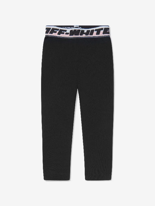 Off-White Girls Logo Band Leggings in Black Off-White Girls Logo Band Leggings in Black