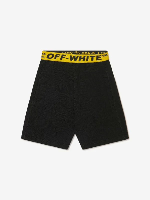 Off-White Boys Cotton Industrial Sweat Shorts Off-White Boys Cotton Industrial Sweat Shorts