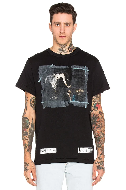 Off-White Caravaggio Annunciation T-Shirt (Black) Off-White Caravaggio Annunciation T-Shirt (Black)