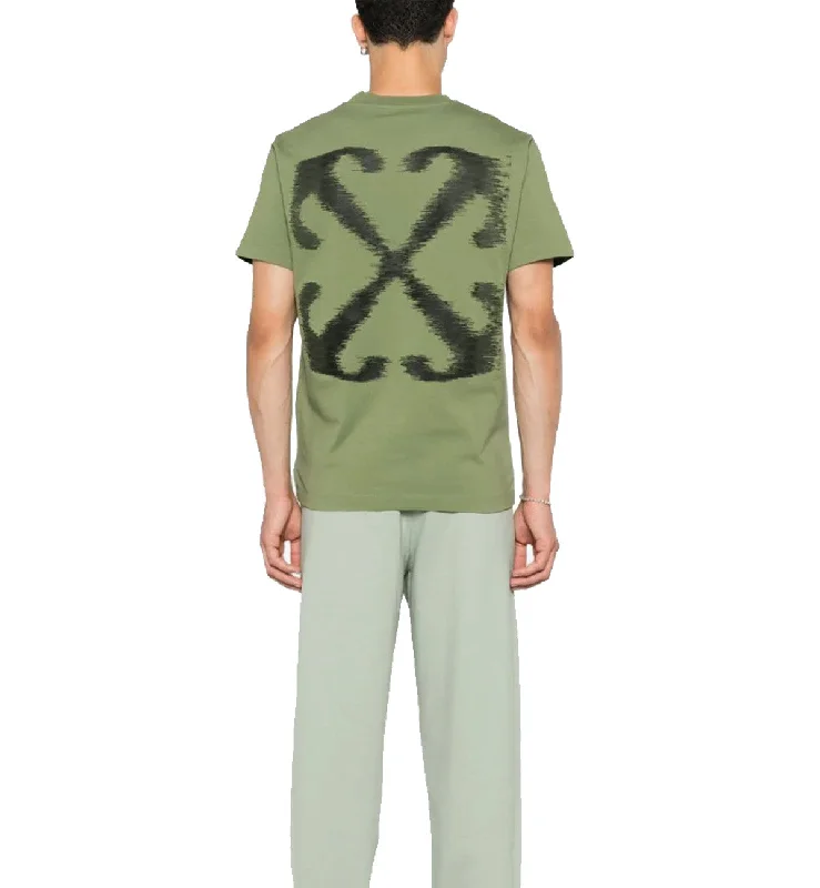 Off-White Windy Arrow Crewneck T-Shirt (Green) Off-White Windy Arrow Crewneck T-Shirt (Green)