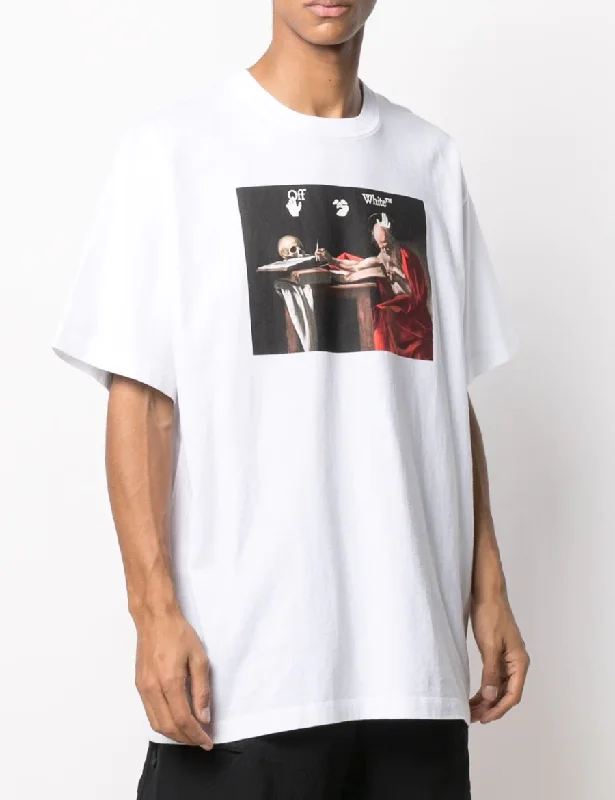 Off-White Caravaggio Graphic Print Tee (White)