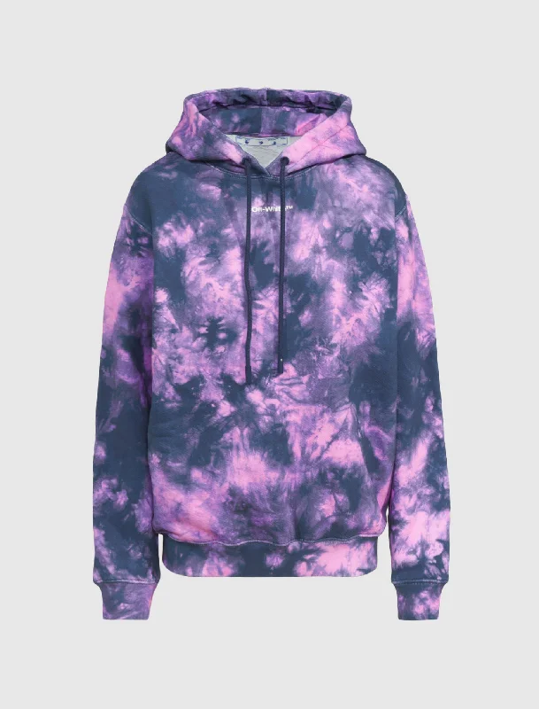 OFF WHITE WOMEN'S TIE DYE ARROW HOODIE OFF WHITE WOMEN'S TIE DYE ARROW HOODIE