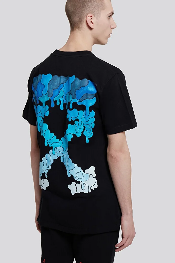 Off-White Blue Marker T-shirt (Black) Off-White Blue Marker T-shirt (Black)